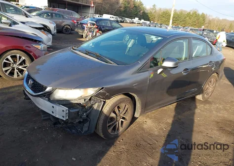 2013 Honda Civic Ex из США, поврежденный, VIN 2HGFB2F83DH517728